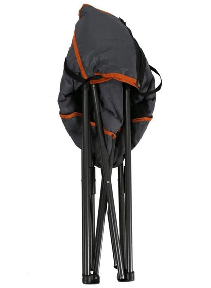 Club Steel Camping Chair | Padded Seat & Back | Foldable | Side Pocket - althahanifurniture