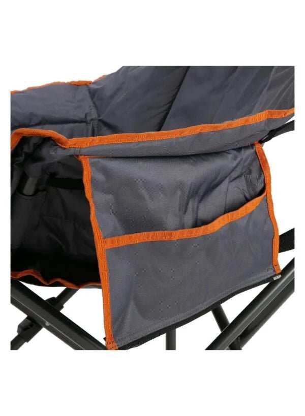Club Steel Camping Chair | Padded Seat & Back | Foldable | Side Pocket - althahanifurniture
