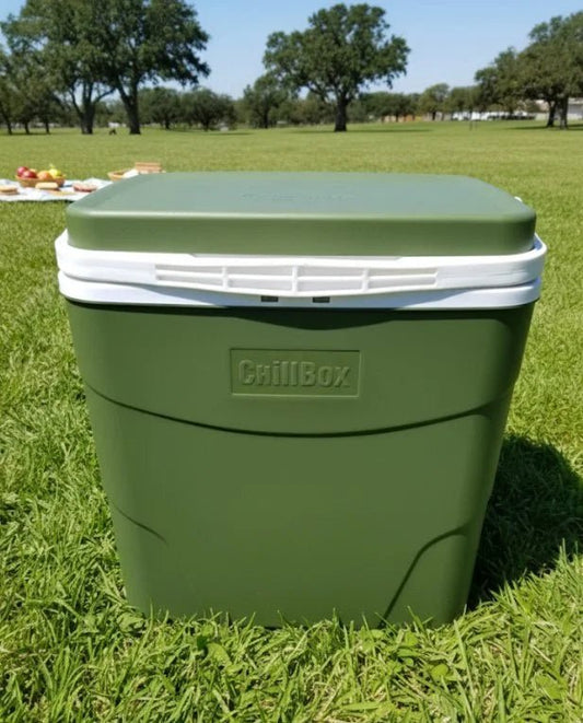 Cosmoplast ChillBox Icebox Set | Insulated Cooler in Hunter Green - althahanifurniture