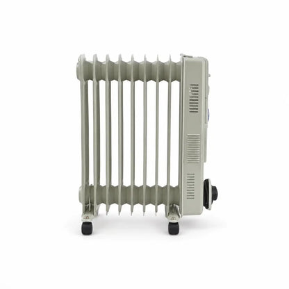 Crownline HT-244 11-Fin Oil-Filled Radiator Heater | 2500W, Turbo Fan, 24-Hour Timer - used 2 months - Al Thahani Furniture