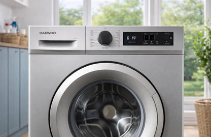 Daewoo 7kg Front Load Washer | Digital Display & Anti - Allergy Cycle - althahanifurniture
