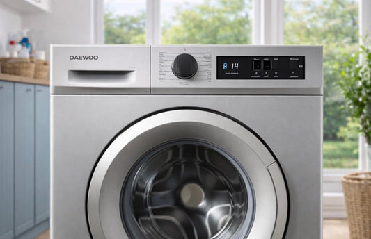 Daewoo 7kg Front Load Washer | Digital Display & Anti - Allergy Cycle - althahanifurniture