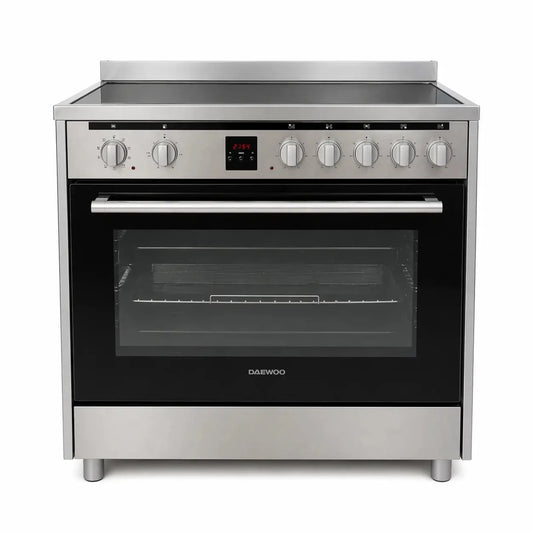 Daewoo 90 cm Freestanding Ceramic Cooking Range – used 1 year - althahanifurniture