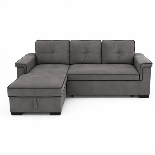 Danube Home 3 - Seater L - Shaped Corner Sofa Bed with Storage - used 5 months - Al Thahani Furniture