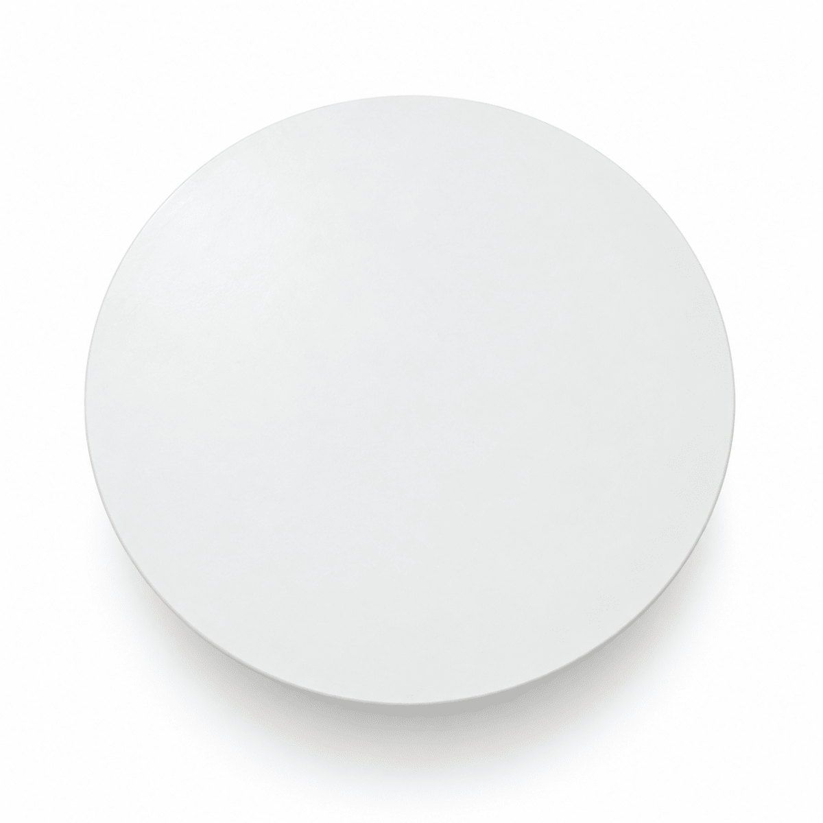 Danube Home Alba Round Side Table with Lower Shelf – 50 × 50 × 55 cm – White - Al Thahani Furniture