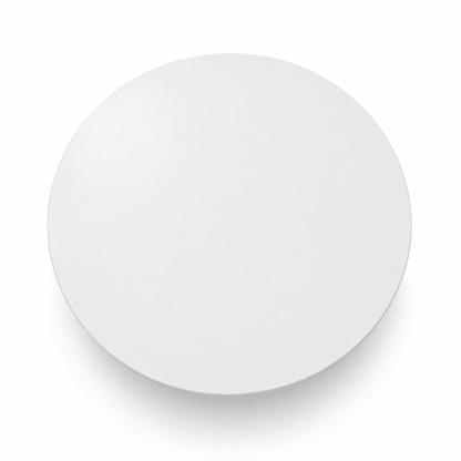 Danube Home Alba Round Side Table with Lower Shelf – 50 × 50 × 55 cm – White - Al Thahani Furniture