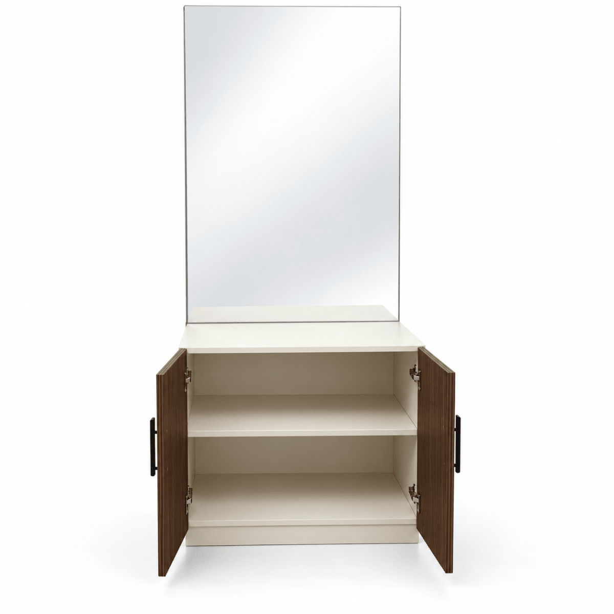 Danube Home Aurelia King Storage Bedroom Set with Mattress – 180 × 200 cm – Cream, Walnut & Grey - Al Thahani Furniture