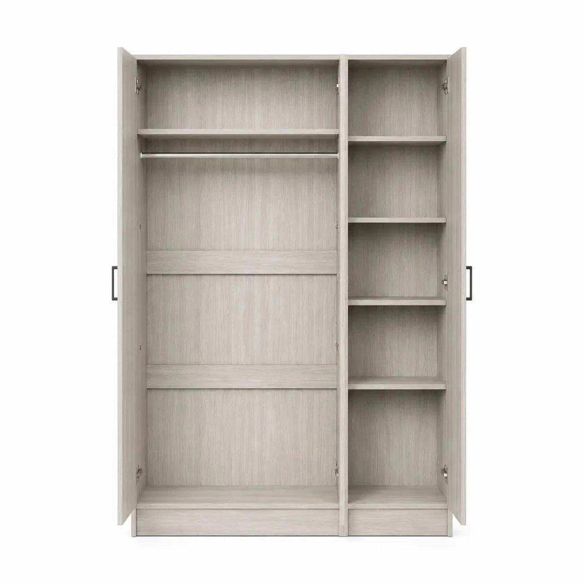 Danube Home Gamorah 3-Door Wardrobe | Sonoma Oak, 120x55x210 cm - used 2 months - Al Thahani Furniture