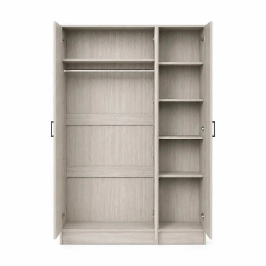 Danube Home Gamorah 3-Door Wardrobe | Sonoma Oak, 120x55x210 cm - used 2 months - Al Thahani Furniture