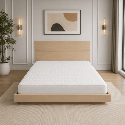 Danube Home Japandi King Bedroom Set without Mattress - used 6 months - Al Thahani Furniture