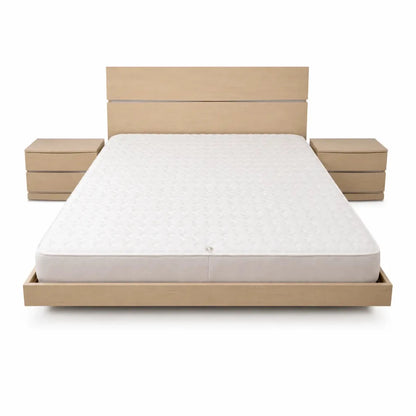 Danube Home Japandi King Bedroom Set without Mattress - used 6 months - Al Thahani Furniture