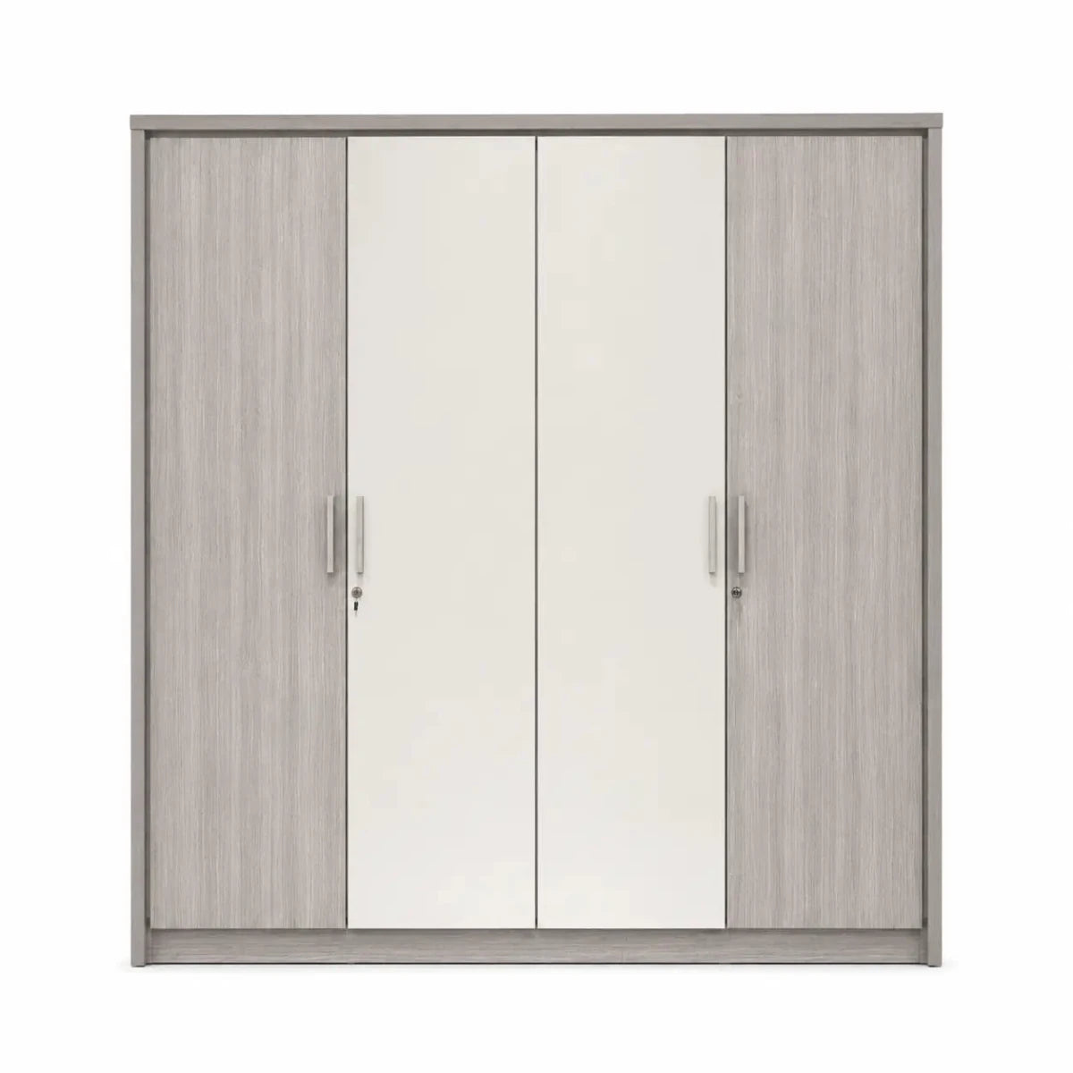 Danube Home Torino 4 - Door Wardrobe | Grey Oak - used 7 months - Al Thahani Furniture