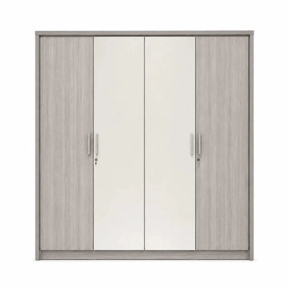 Danube Home Torino 4 - Door Wardrobe | Grey Oak - used 7 months - Al Thahani Furniture