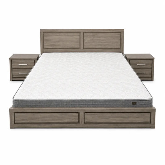 Danube King Bed Suite | 4-Piece Set without Mattress - used 7 months - Al Thahani Furniture