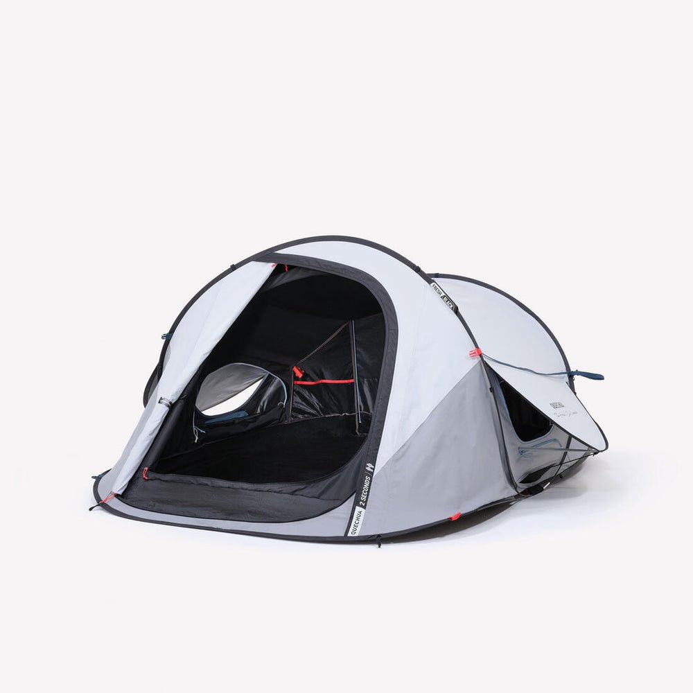 Decathlon Quechua 2 Seconds Fresh & Black Camping Tent – 2 Person, Sunlight Blocking, Quick Setup - althahanifurniture