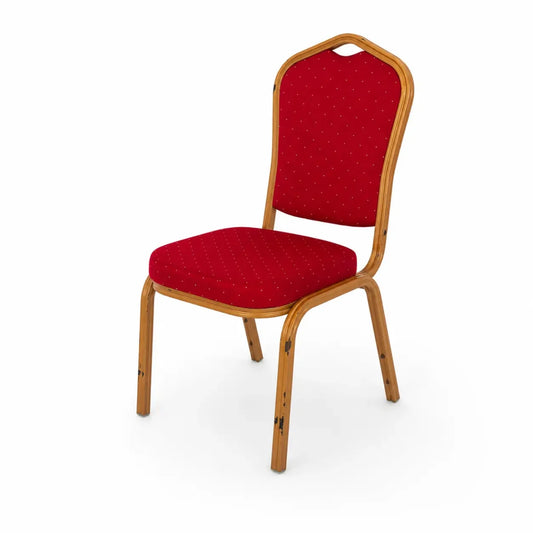 DEEP SLEEP Premium Red Banquet Chair - used 2 Years - Al Thahani Furniture