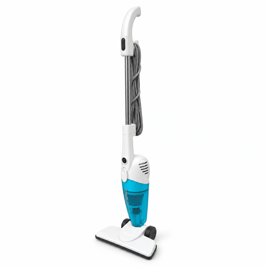 Deerma DX118C 2-in-1 Corded Stick & Handheld Vacuum Cleaner – Blue & White – 600W - Al Thahani Furniture