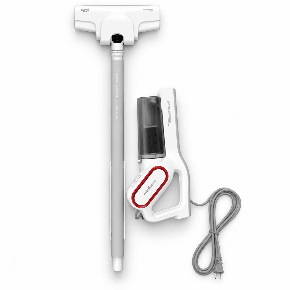 Deerma DX700 2-in-1 Corded Vacuum Cleaner – 600W – White - Al Thahani Furniture
