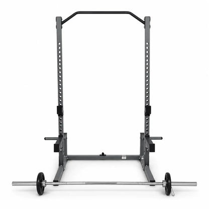 DTX Fitness Squat Rack Power Cage with Pull-Up Bar | Grey/Black, Multi-Function - used 3 months - Al Thahani Furniture