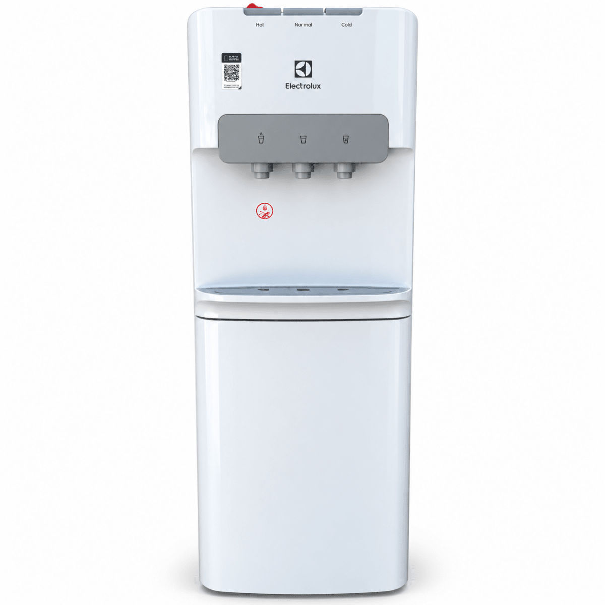 Electrolux EDBMFSXWG Top-Loading Hot, Cold & Ambient Water Dispenser – White - Al Thahani Furniture