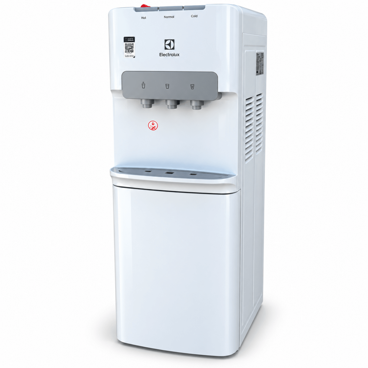 Electrolux EDBMFSXWG Top-Loading Hot, Cold & Ambient Water Dispenser – White - Al Thahani Furniture