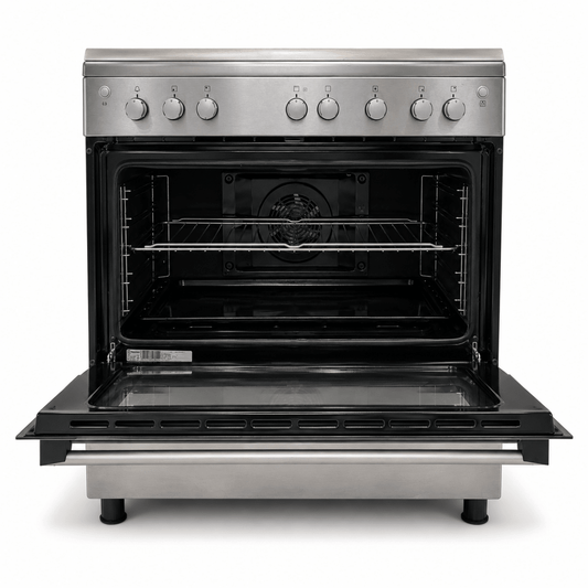 Electrolux EKG913A2OX 90cm 5-Burner Gas Cooker with Fan Gas Oven – Stainless Steel - Al Thahani Furniture