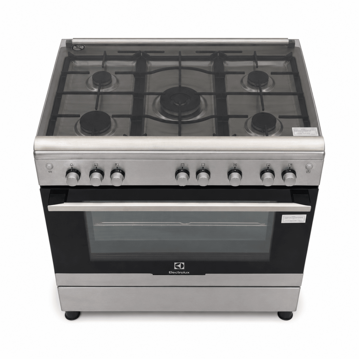 Electrolux EKG913A2OX 90cm 5-Burner Gas Cooker with Fan Gas Oven – Stainless Steel - Al Thahani Furniture