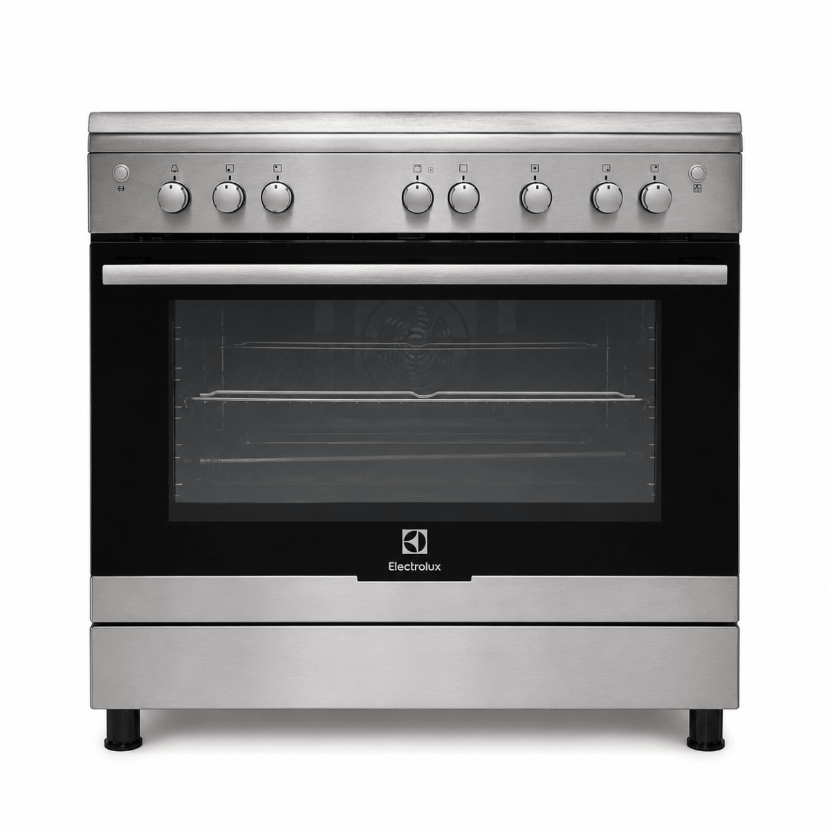 Electrolux EKG913A2OX 90cm 5-Burner Gas Cooker with Fan Gas Oven – Stainless Steel - Al Thahani Furniture