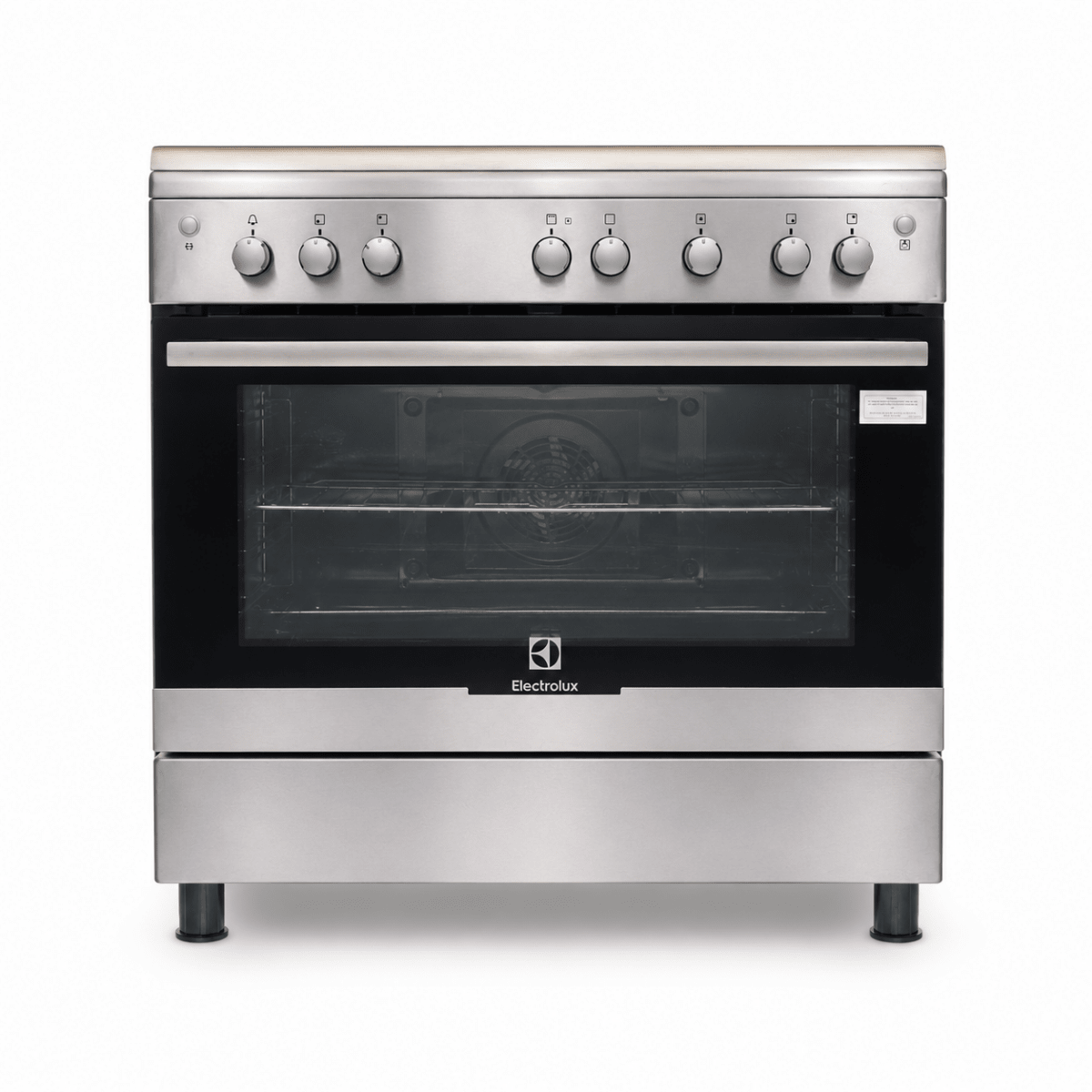 Electrolux EKG913A2OX 90cm 5-Burner Gas Cooker with Fan Gas Oven – Stainless Steel - Al Thahani Furniture