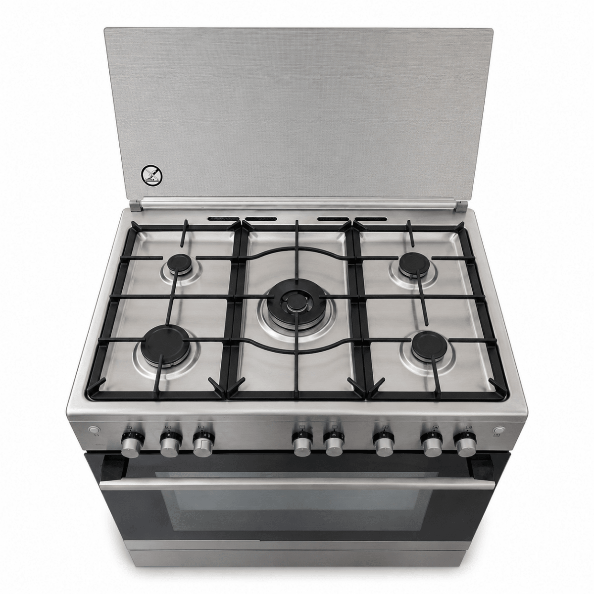 Electrolux EKG913A2OX 90cm 5-Burner Gas Cooker with Fan Gas Oven – Stainless Steel - Al Thahani Furniture