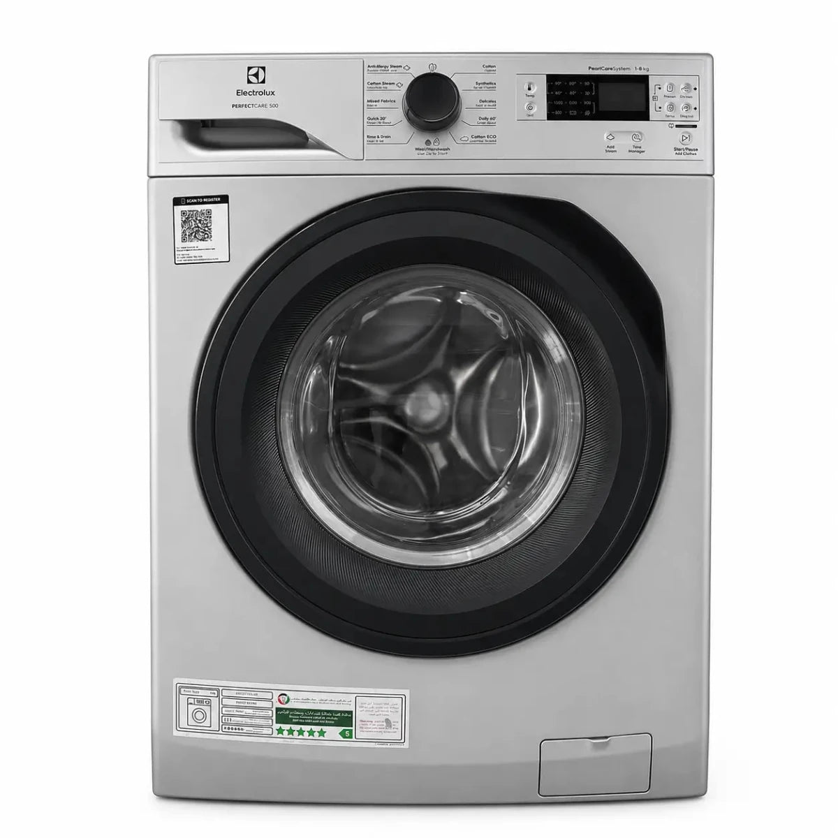 Electrolux EWF8241SB5 Front Load Washing Machine | PerfectCare 500, 8kg, SteamCare - used 6 months - Al Thahani Furniture