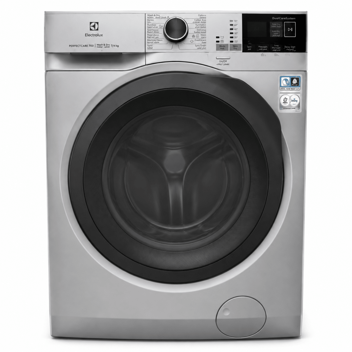 Electrolux PerfectCare 700 Washer Dryer 7/4 kg – Silver - Al Thahani Furniture