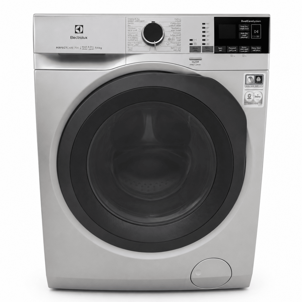 Electrolux PerfectCare 700 Washer Dryer 7/4 kg – Silver - Al Thahani Furniture
