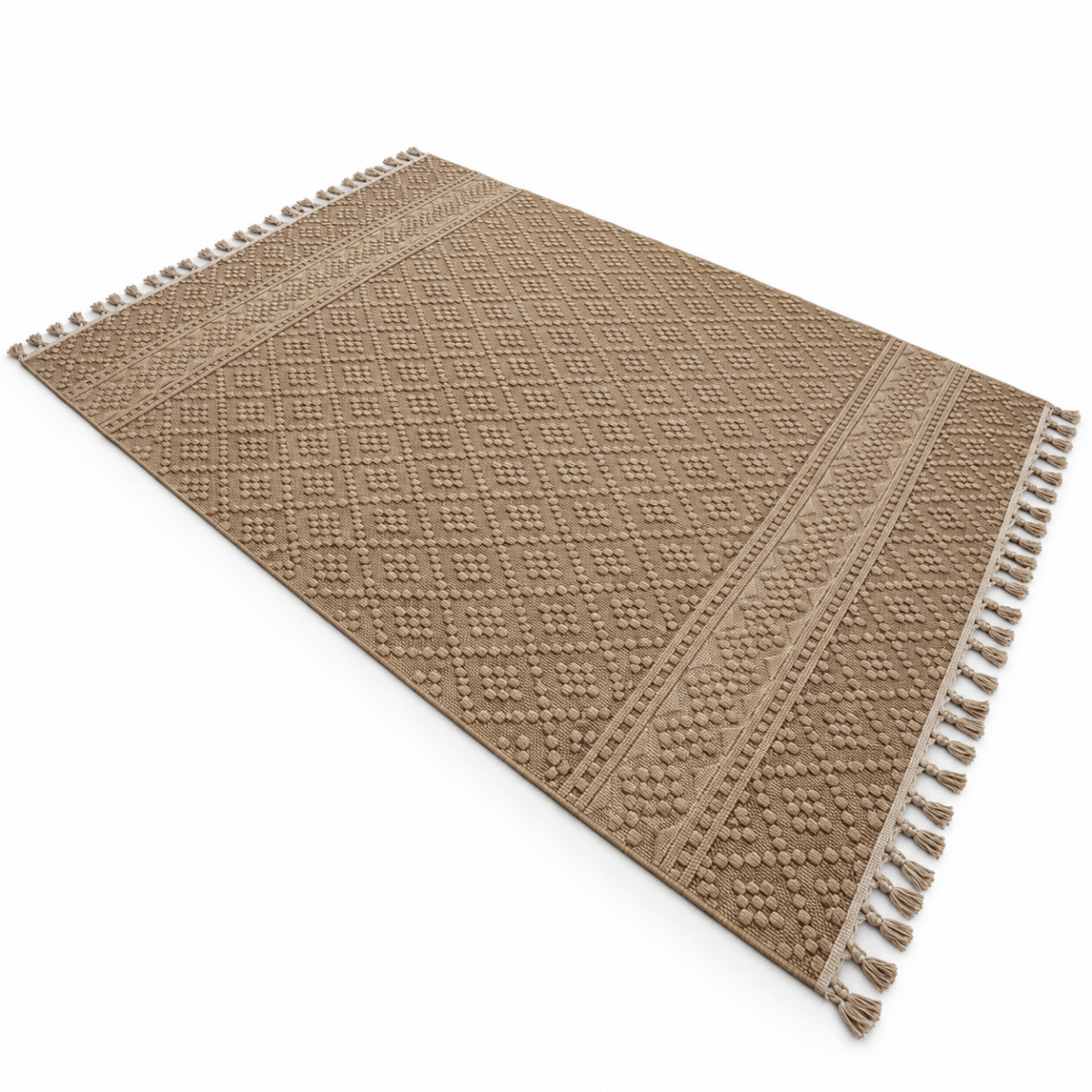 ENJOY Luxury Rug Collection A887A Area Rug – Beige – 250 × 350 cm - Al Thahani Furniture