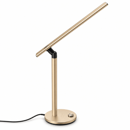 ESKY Dual Light LED Eye-Caring Desk Lamp – Gold - Al Thahani Furniture