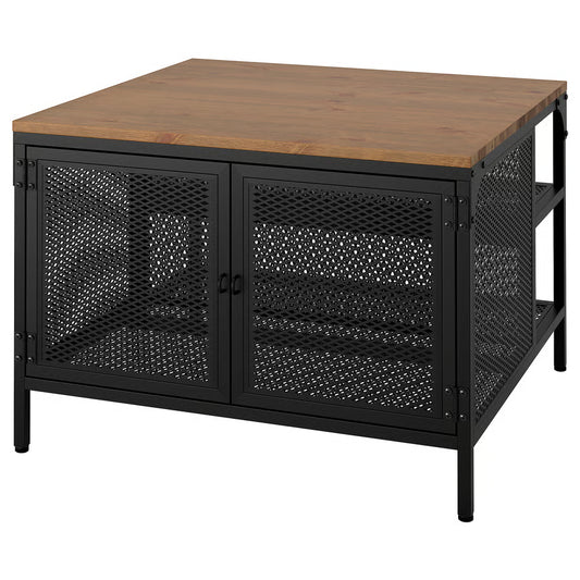 IKEA FJÄLLBO Storage Table – Black, 68x68x48 cm (Used – 5 Months, Excellent Condition)