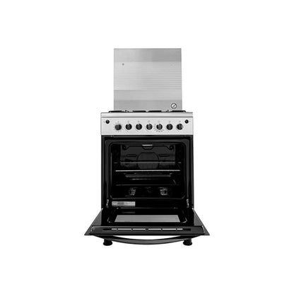 Frigidaire FNGJ60JGUC 60 cm 4-Burner Gas Cooker | Stainless Steel - Al Thahani Furniture