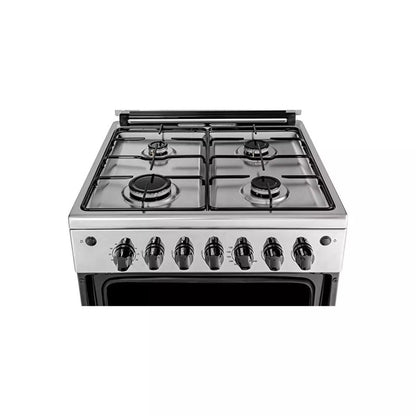 Frigidaire FNGJ60JGUC 60 cm 4-Burner Gas Cooker | Stainless Steel - Al Thahani Furniture