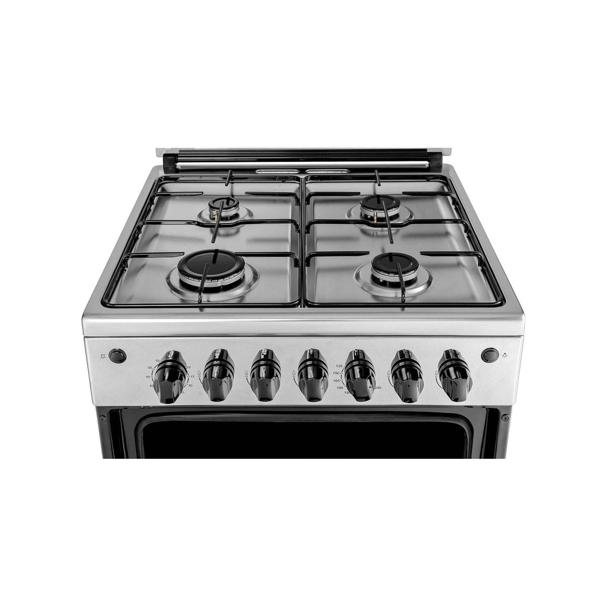 Frigidaire FNGJ60JGUC 60 cm 4-Burner Gas Cooker | Stainless Steel - Al Thahani Furniture