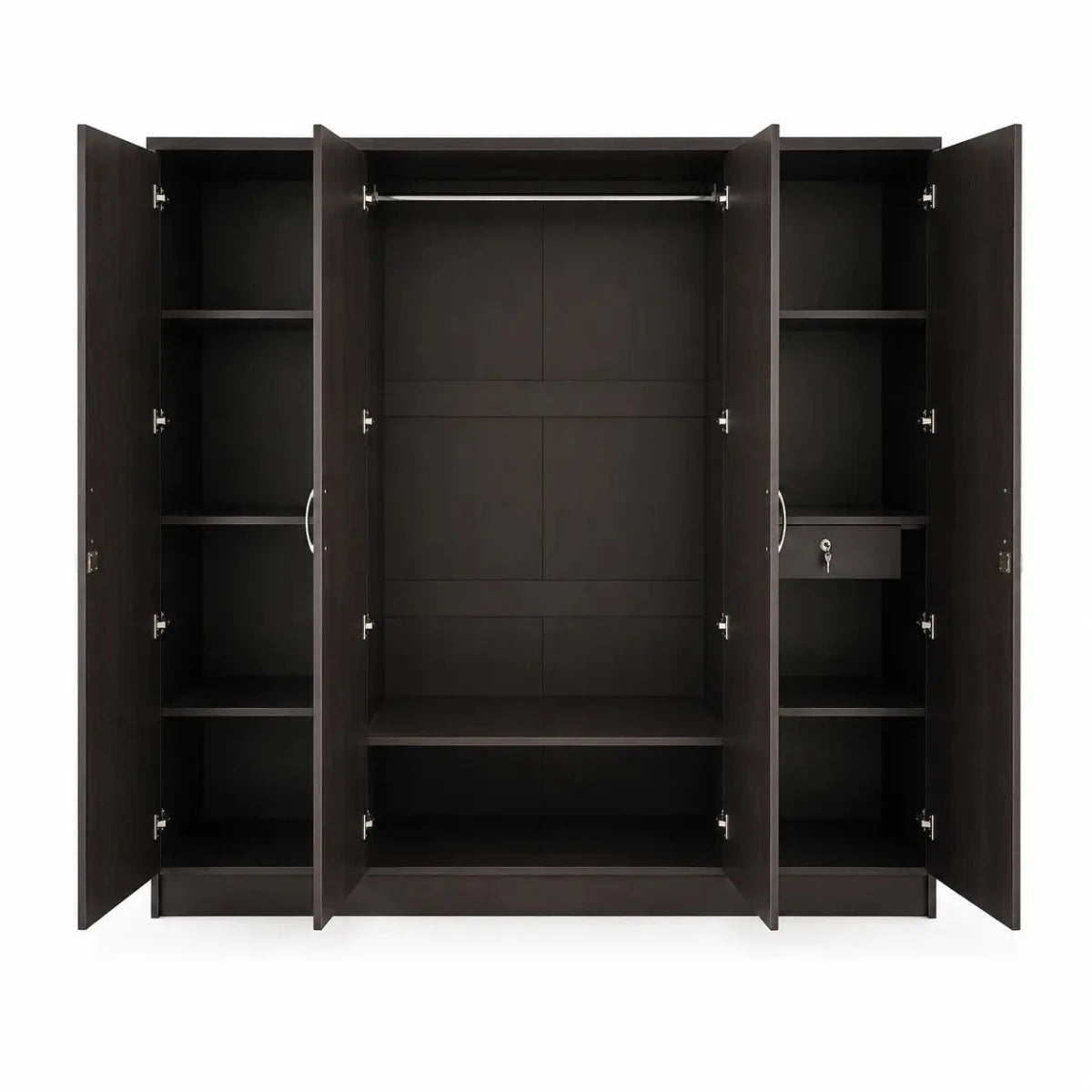 Galaxy Design 4 - Door Wooden Wardrobe 0 used 6 months - Al Thahani Furniture