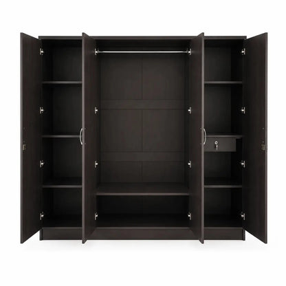 Galaxy Design 4 - Door Wooden Wardrobe 0 used 6 months - Al Thahani Furniture