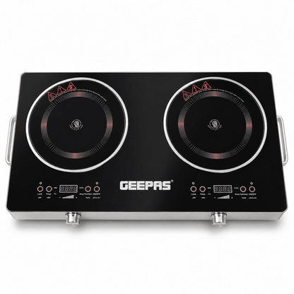 Geepas GIC6131S 3600W Double Infrared Cooker – Black - Al Thahani Furniture