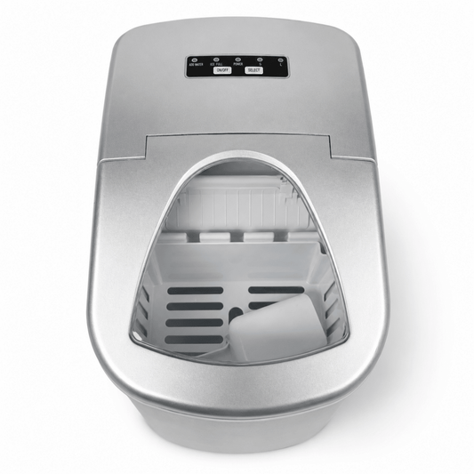 Geepas Portable Ice Cube Maker – 12 kg Daily Production – Model GIM63015UK - Al Thahani Furniture