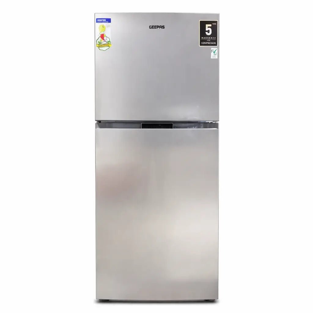 Geepas Top - Mount Refrigerator – 348 Liters, Stainless Steel (Used – 1 Year, Excellent Condition) - althahanifurniture