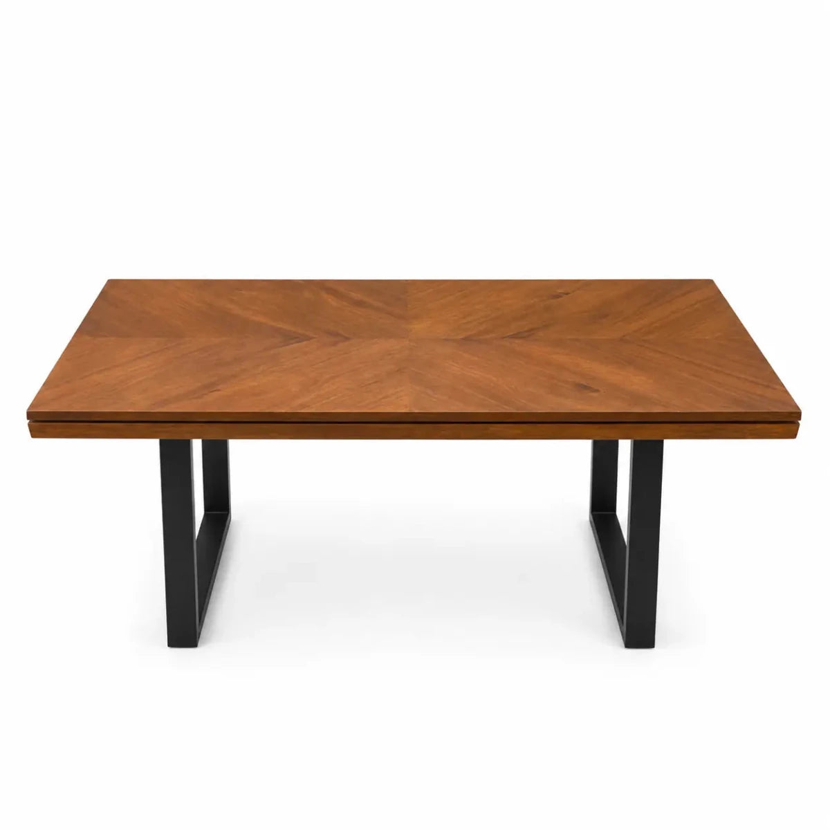 Geometric Marquetry Coffee Table Set - used 6 months - Al Thahani Furniture