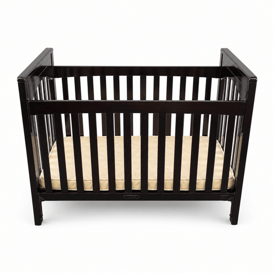 Giggles Jolie Wooden Baby Crib – Brown – 132 × 70 cm Mattress Size - Al Thahani Furniture