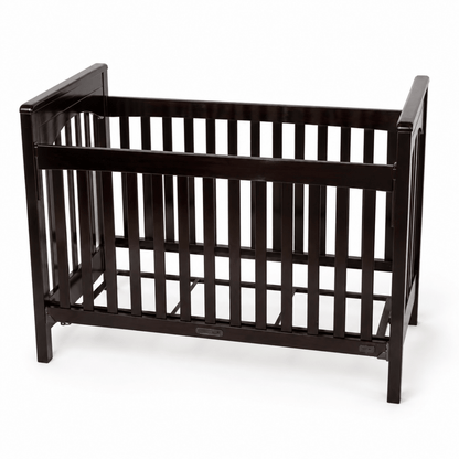 Giggles Jolie Wooden Baby Crib – Brown – 132 × 70 cm Mattress Size - Al Thahani Furniture
