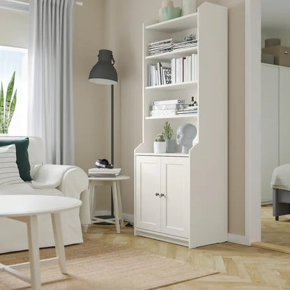 IKEA HAUGA High Cabinet with 2 Doors | White, 70x46x199 cm - used 3 months