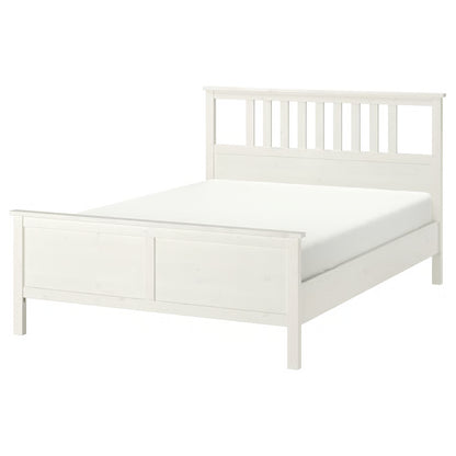 IKEA HEMNES Bed Frame (White Stain/Luröy) 180x200cm - used 4 months