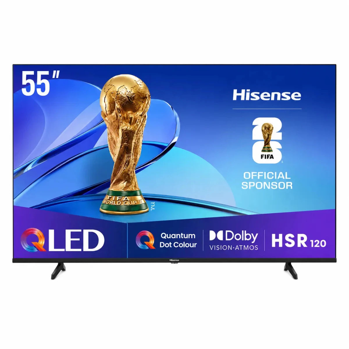 Hisense 55" E7Q QLED 4K Smart TV | 2025 Model, Dolby Vision, Dolby Atmos - used 6 months - Al Thahani Furniture